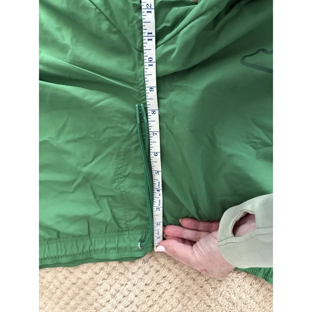 Lacoste Swim Trunks XL Green Big Croc Print Lined Beach Summer